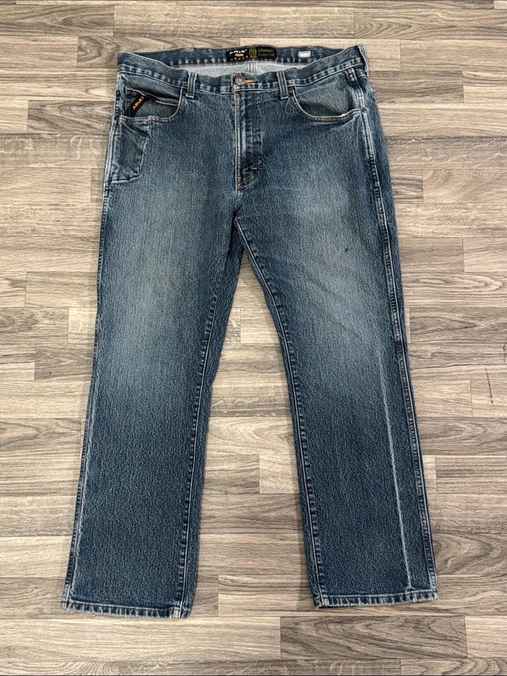 Ariat Rebar M5 straight leg jeans men’s sz 38 x 30, as is
